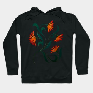 hand drawn Indian floral pattern Hoodie